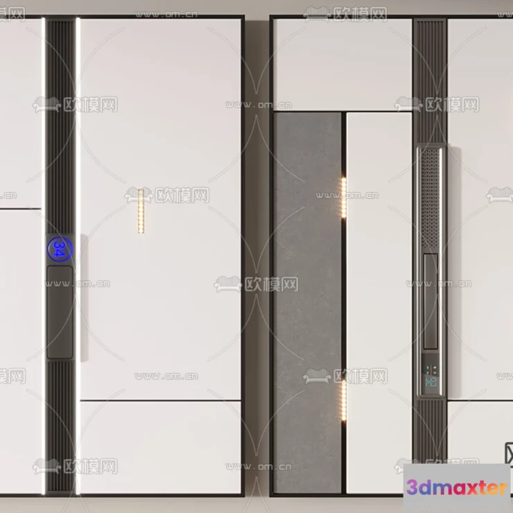 1244058 - DETAIL - CEILING - VRAY  CORONA - 3D MODEL - 3153