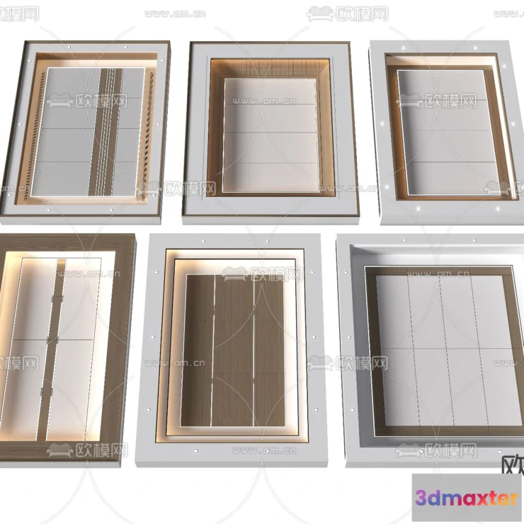 1244098 - DETAIL - CEILING - VRAY  CORONA - 3D MODEL - 3173