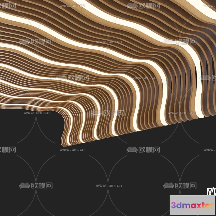 1244114 - DETAIL - CEILING - VRAY  CORONA - 3D MODEL - 3181