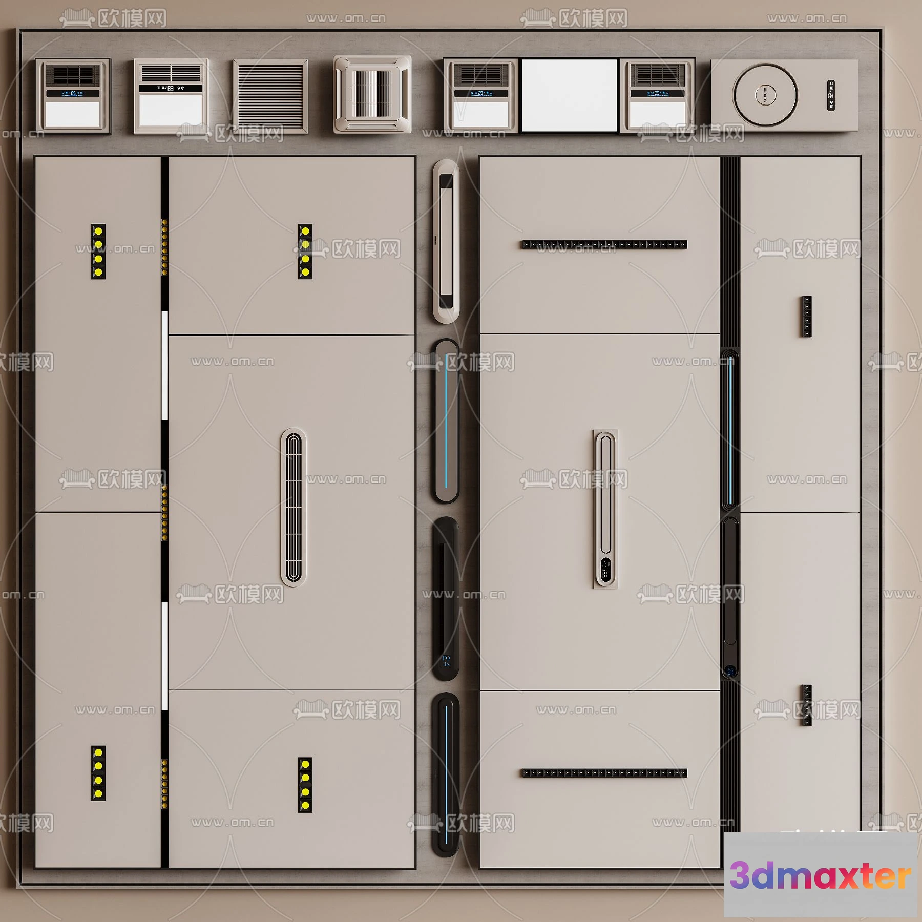 1244118 - DETAIL - CEILING - VRAY  CORONA - 3D MODEL - 3183