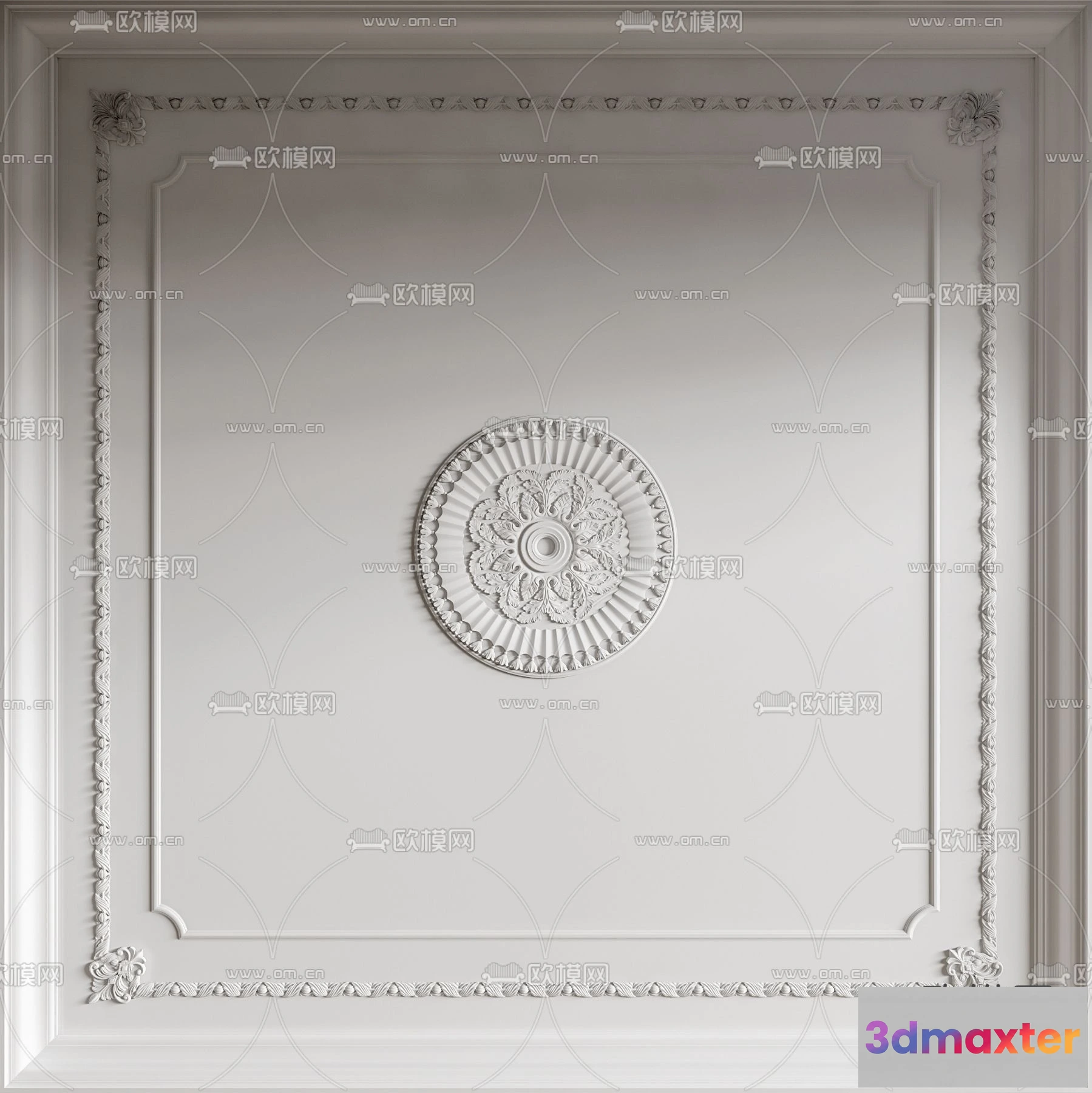1244122 - DETAIL - CEILING - VRAY  CORONA - 3D MODEL - 3185