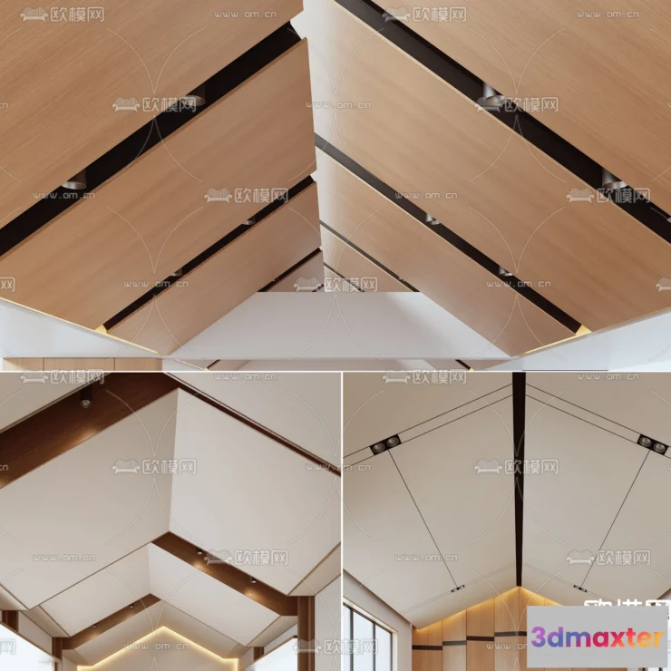 1244170 - DETAIL - CEILING - VRAY  CORONA - 3D MODEL - 3209