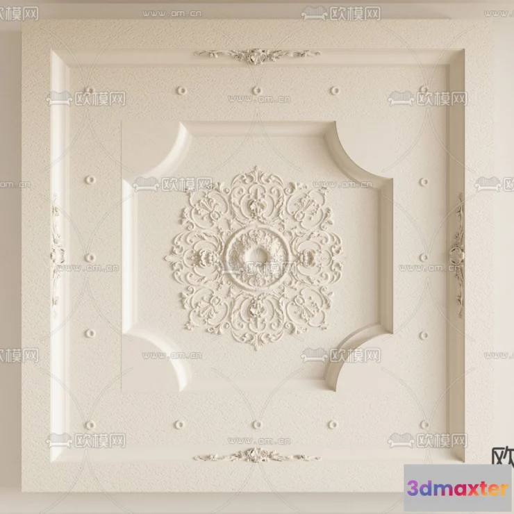 1244192 - DETAIL - CEILING - CORONA - 3D MODEL - 3220