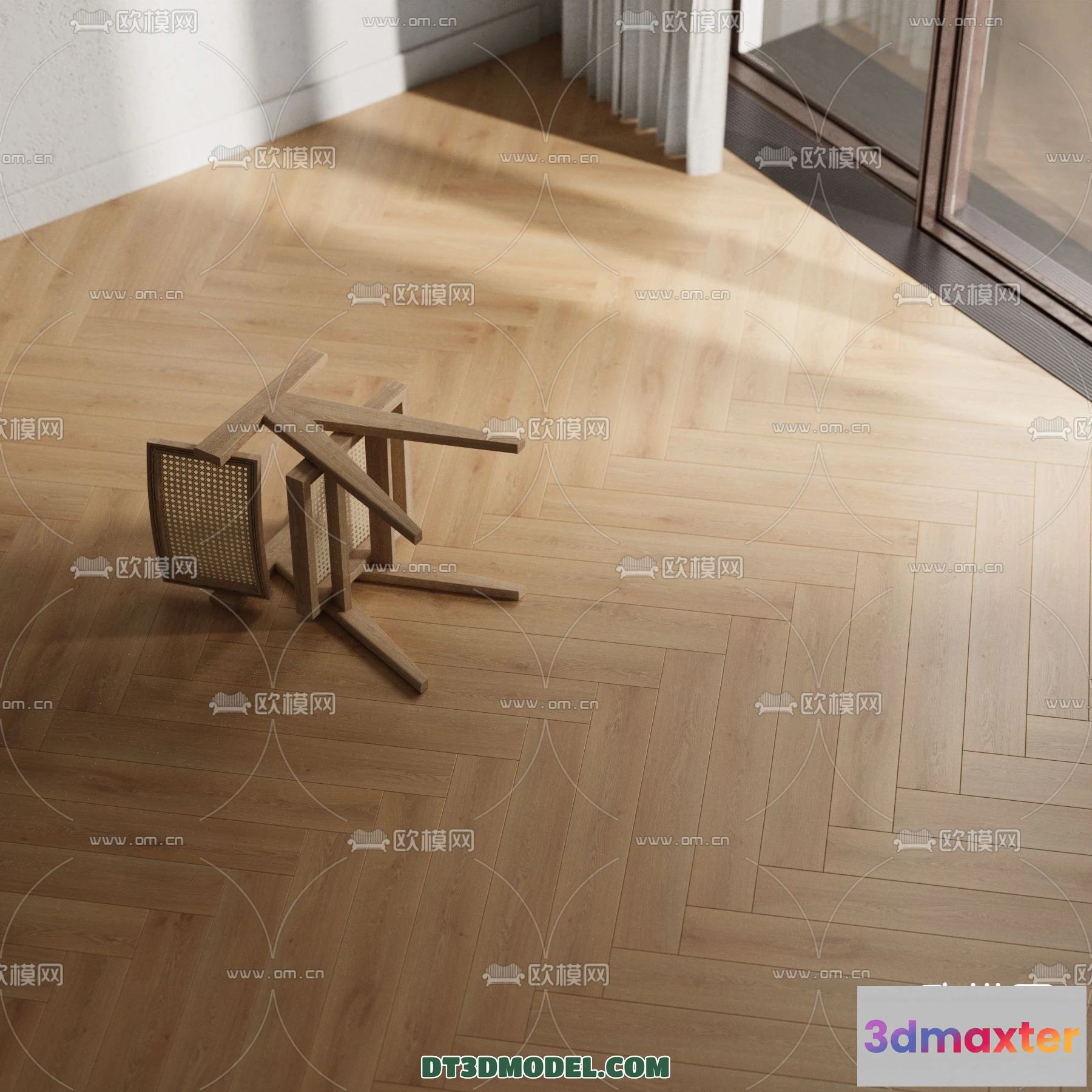 1243642 - MATERIAL - WOODEN FLOOR - CORONA - 3D MODEL - 2945