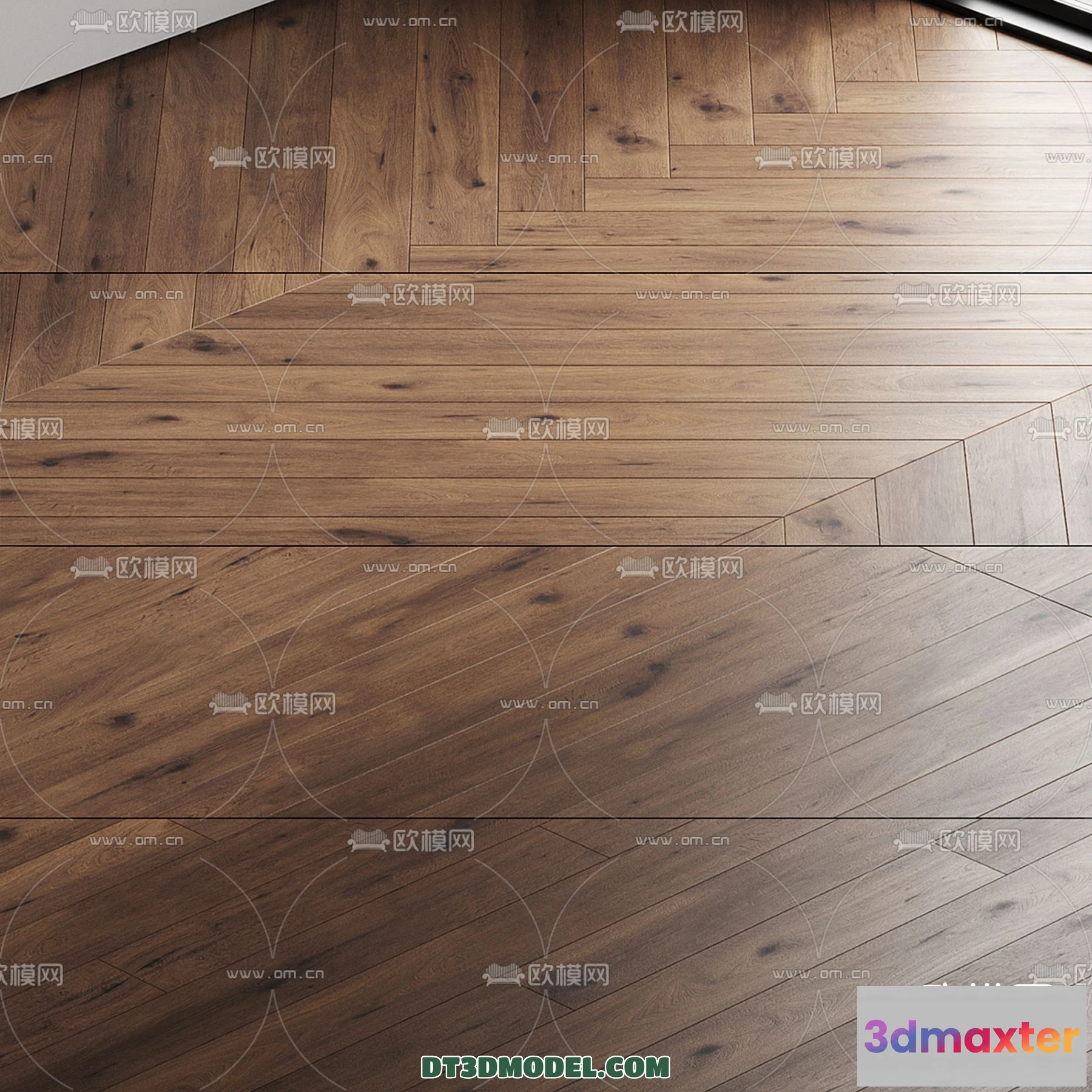 1243722 - MATERIAL - WOODEN FLOOR - VRAY  CORONA - 3D MODEL - 2985