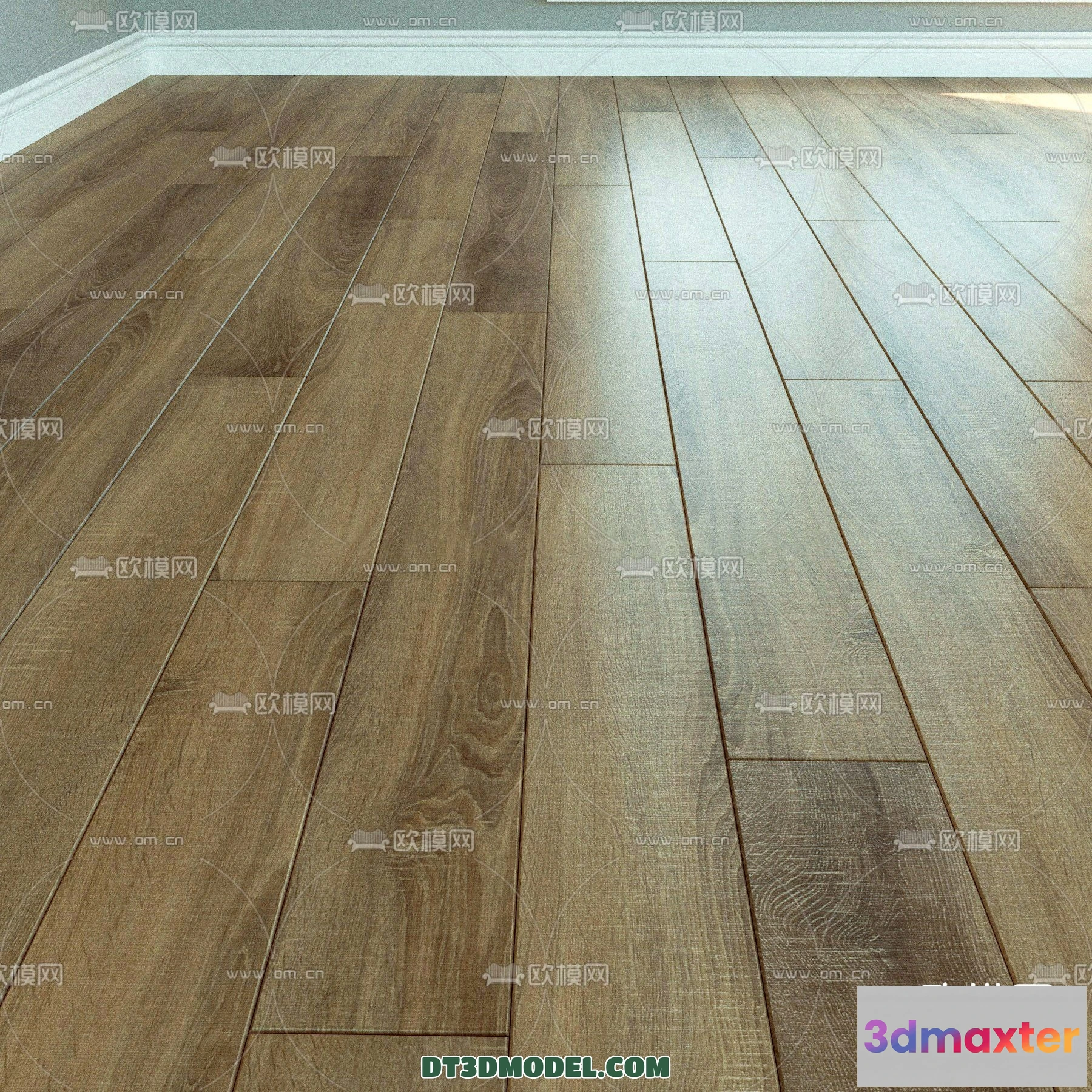 1243814 - MATERIAL - WOODEN FLOOR - VRAY  CORONA - 3D MODEL - 3031