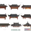1358910 - Tile Roof 3D Models - Chinese Style - 069 3D Max