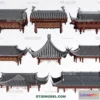 1388230 - Tile Roof 3D Models - Chinese Style - 009 3D Max