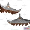 1388699 - Tile Roof 3D Models - Chinese Style - 016 3D Max