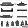 1389266 - Tile Roof 3D Models - Chinese Style - 025 3D Max