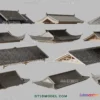 1389633 - Tile Roof 3D Models - Chinese Style - 031 3D Max