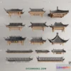 1390564 - Tile Roof 3D Models - Chinese Style - 045 3D Max