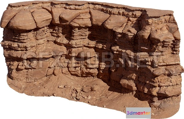 1181402 - NATURE ROCK - STONE - 3D Model - 041