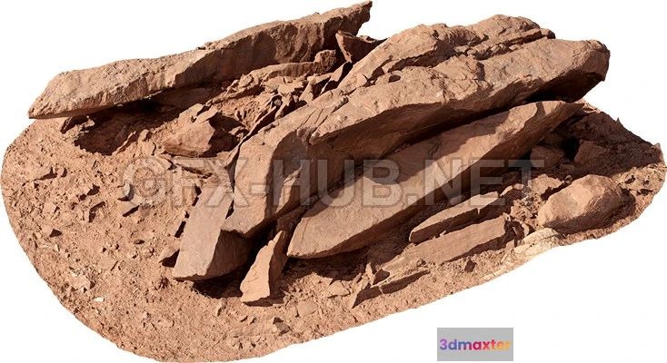 1181408 - NATURE ROCK - STONE - 3D Model - 044