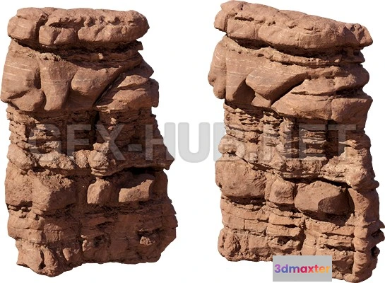 1181472 - NATURE ROCK - STONE - 3D Model - 076