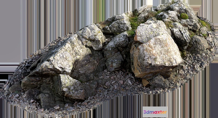 1205582 - ROCK - STONE - 3D MODEL - FREE DOWNLOAD - 009
