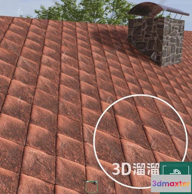 1150106 - MATERIAL - TEXTURES - ROOF TILES - 0012