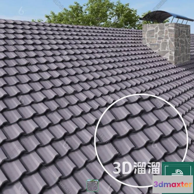1150110 - MATERIAL - TEXTURES - ROOF TILES - 0014