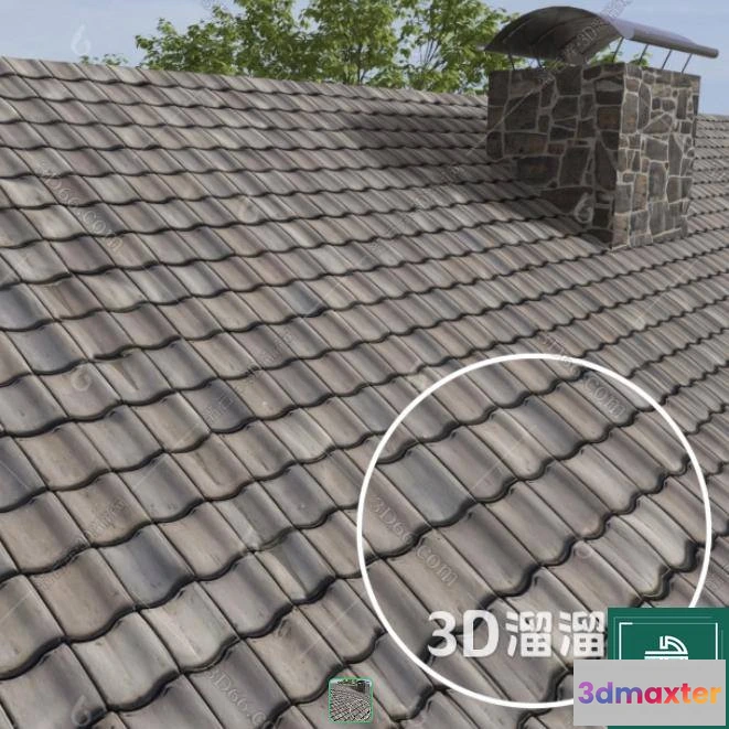 1150132 - MATERIAL - TEXTURES - ROOF TILES - 0025