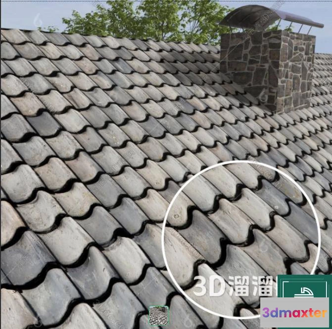 1150136 - MATERIAL - TEXTURES - ROOF TILES - 0027