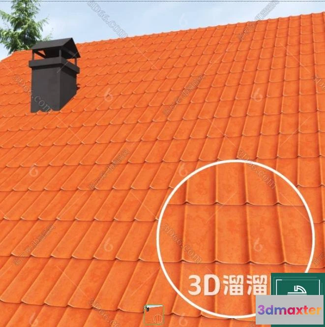 1150200 - MATERIAL - TEXTURES - ROOF TILES - 0059