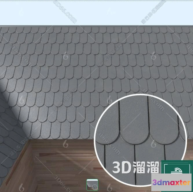 1150262 - MATERIAL - TEXTURES - ROOF TILES - 0090