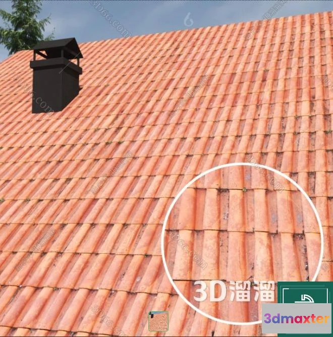 1150264 - MATERIAL - TEXTURES - ROOF TILES - 0091