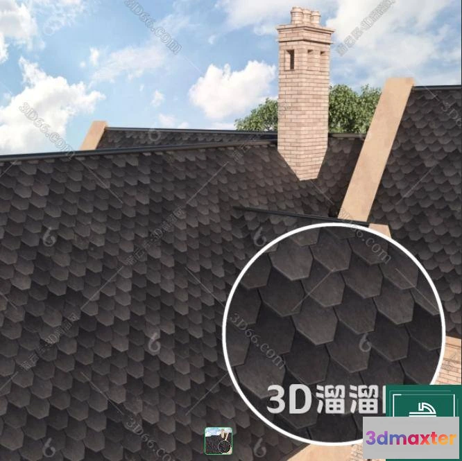 1150304 - MATERIAL - TEXTURES - ROOF TILES - 0111