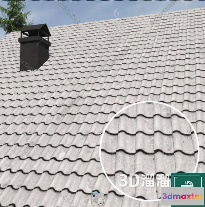 1150310 - MATERIAL - TEXTURES - ROOF TILES - 0114