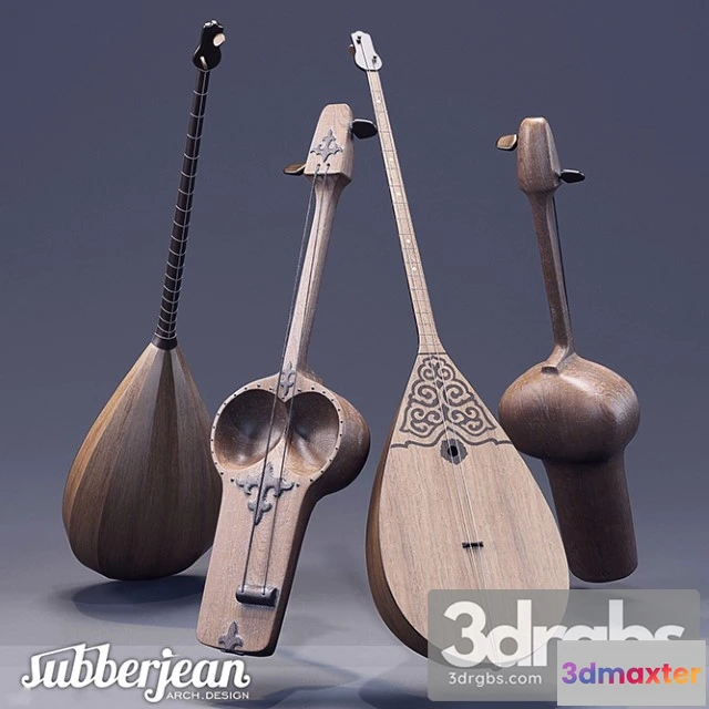 1005624 - Kazakh National Musical Instruments