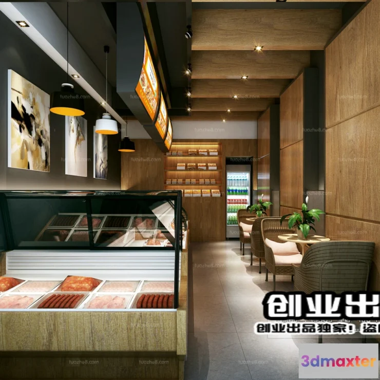 1122368 - FASTFOOD STORE - 3D SCENES - 0045