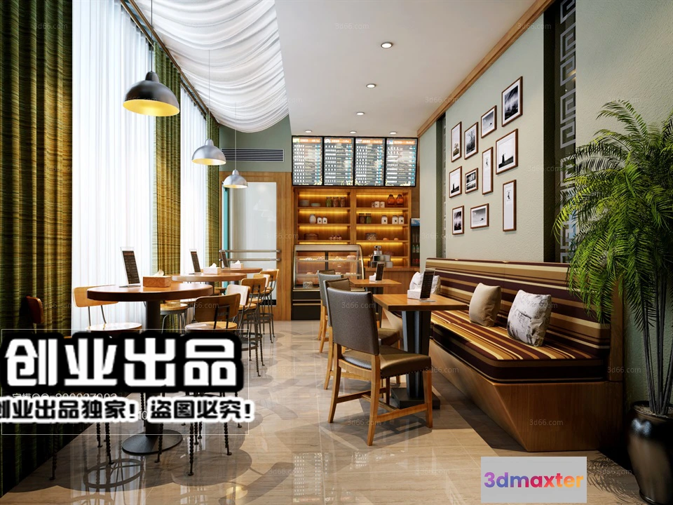 1122456 - FASTFOOD STORE - 3D SCENES - 0089