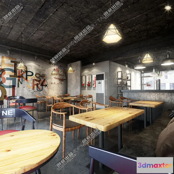 1122506 - FASTFOOD STORE - 3D SCENES - 0114