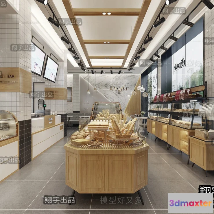 1122522 - FASTFOOD STORE - 3D SCENES - 0122