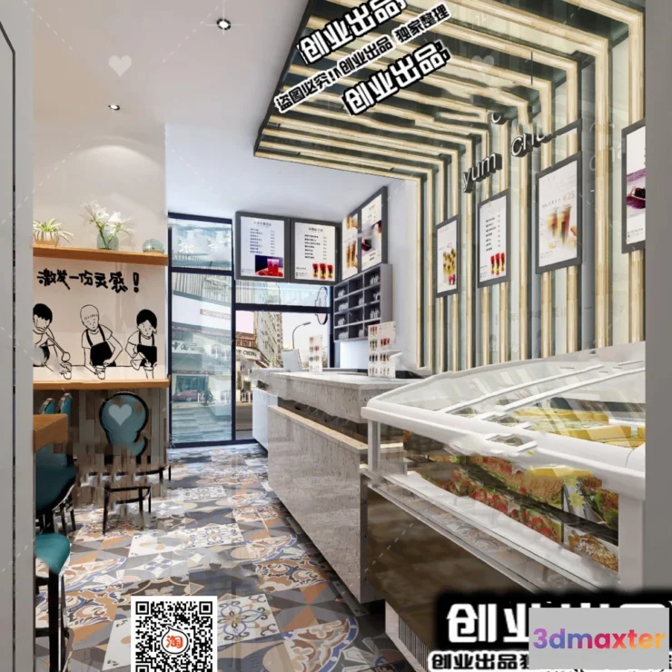 1122524 - FASTFOOD STORE - 3D SCENES - 0123