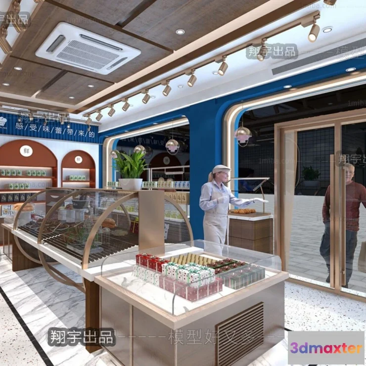 1122536 - FASTFOOD STORE - 3D SCENES - 0129