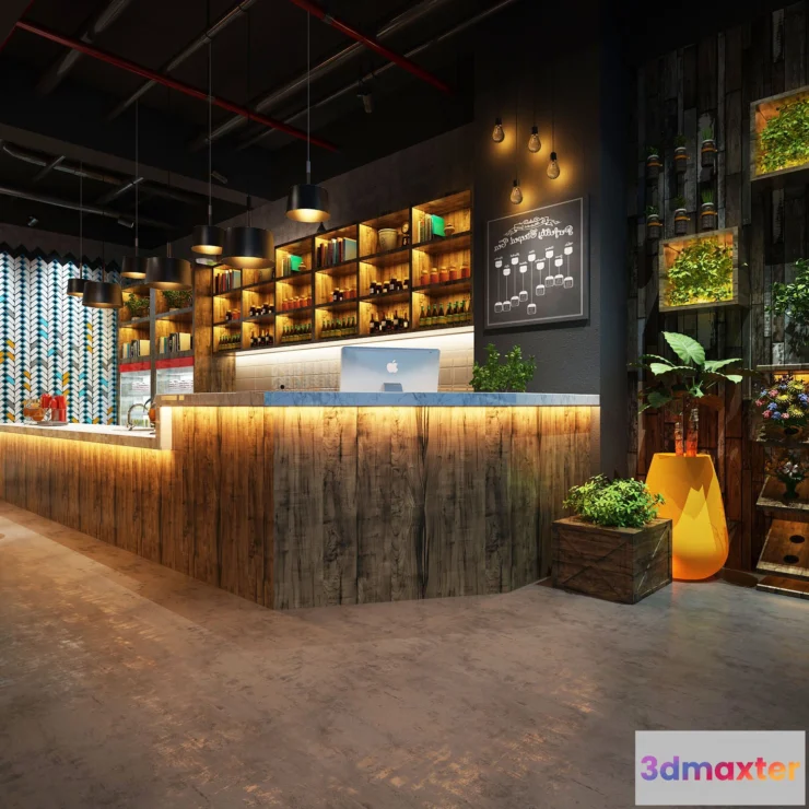 1122610 - FASTFOOD STORE - 3D SCENES - 0166