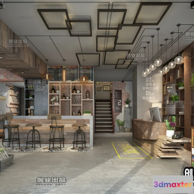 1122694 - FASTFOOD STORE - 3D SCENES - 0208