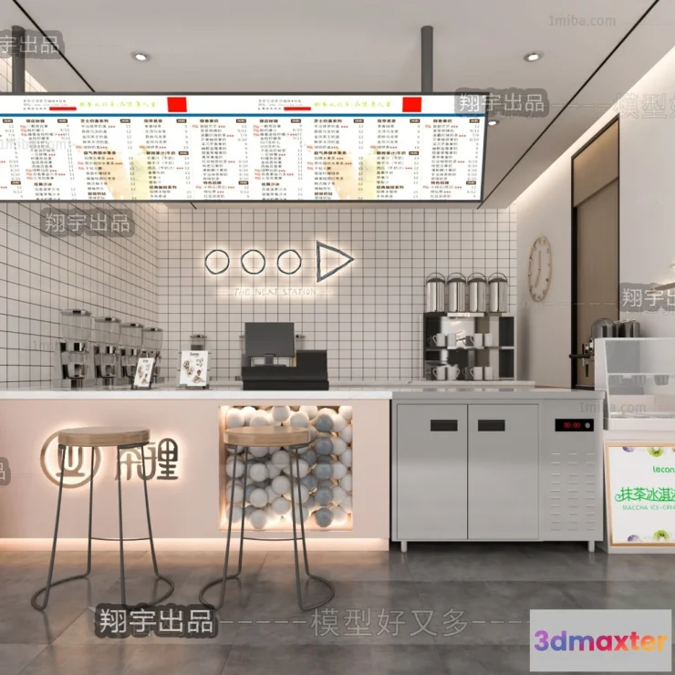 1122710 - FASTFOOD STORE - 3D SCENES - 0216