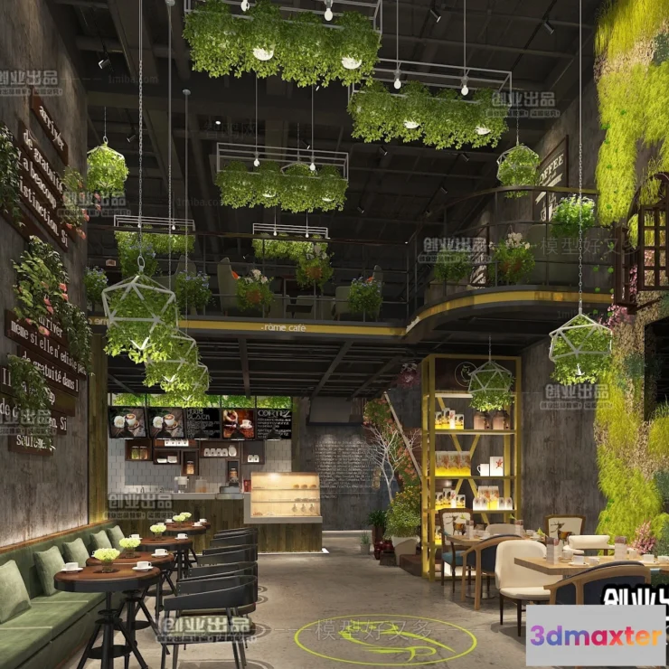 1122714 - FASTFOOD STORE - 3D SCENES - 0218