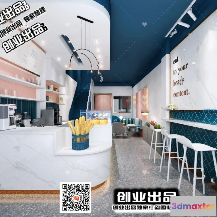 1122716 - FASTFOOD STORE - 3D SCENES - 0219