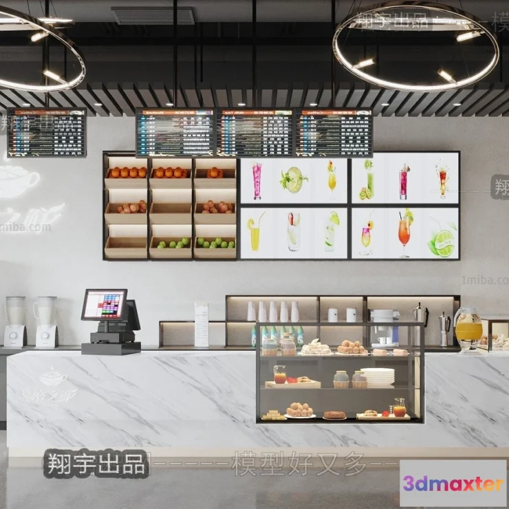 1122718 - FASTFOOD STORE - 3D SCENES - 0220