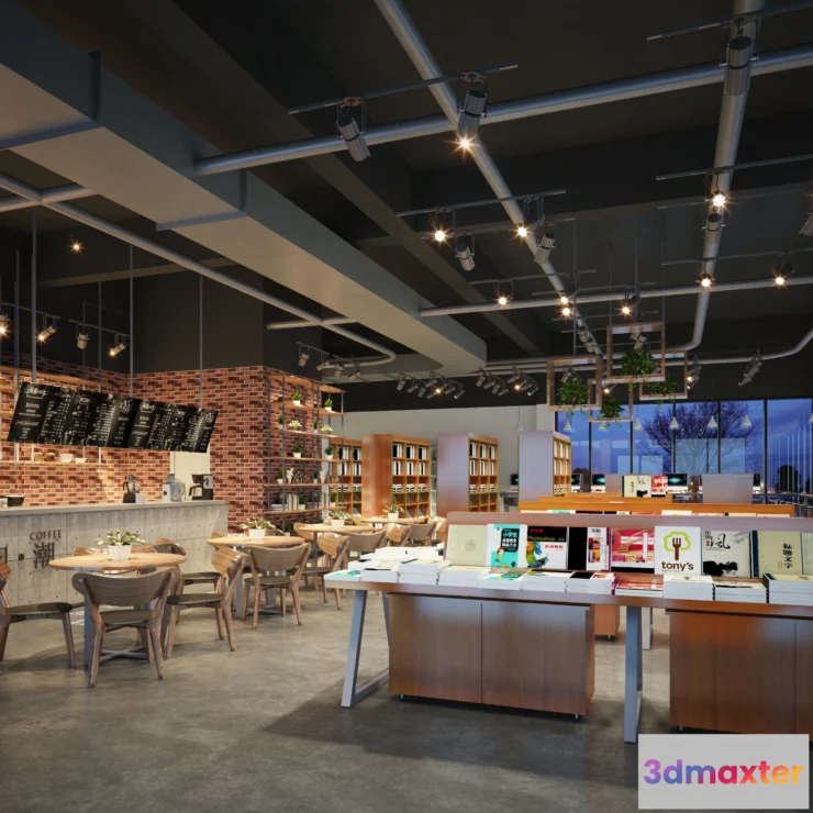 1122720 - FASTFOOD STORE - 3D SCENES - 0221