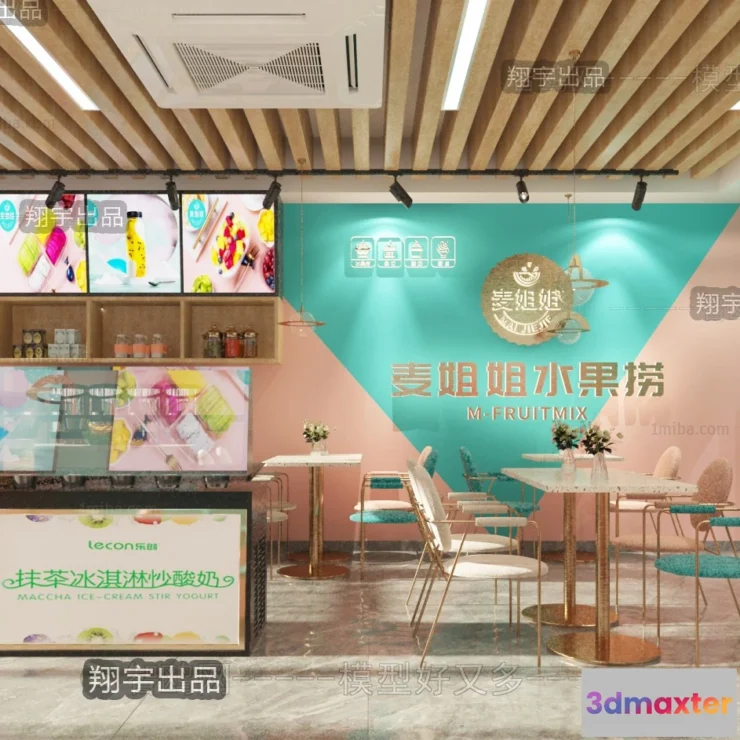 1122728 - FASTFOOD STORE - 3D SCENES - 0225