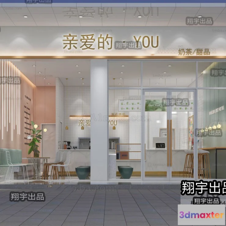 1122732 - FASTFOOD STORE - 3D SCENES - 0227