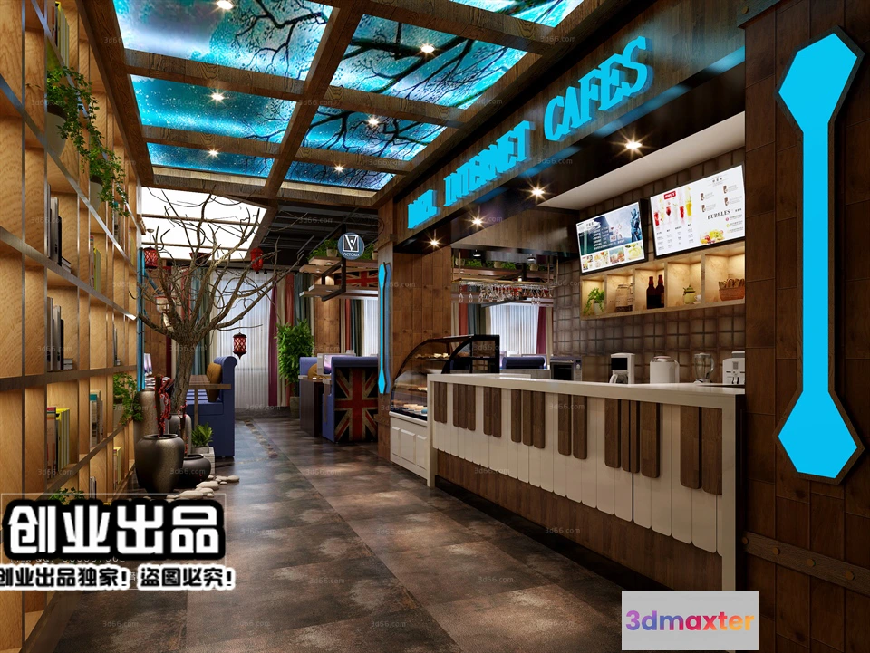 1122740 - FASTFOOD STORE - 3D SCENES - 0231