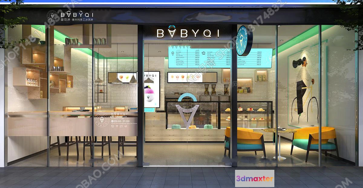 1122756 - FASTFOOD STORE - 3D SCENES - 0239