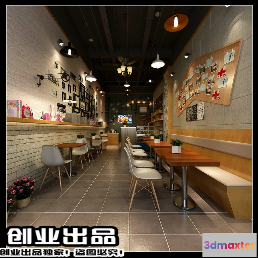 1122774 - FASTFOOD STORE - 3D SCENES - 0248