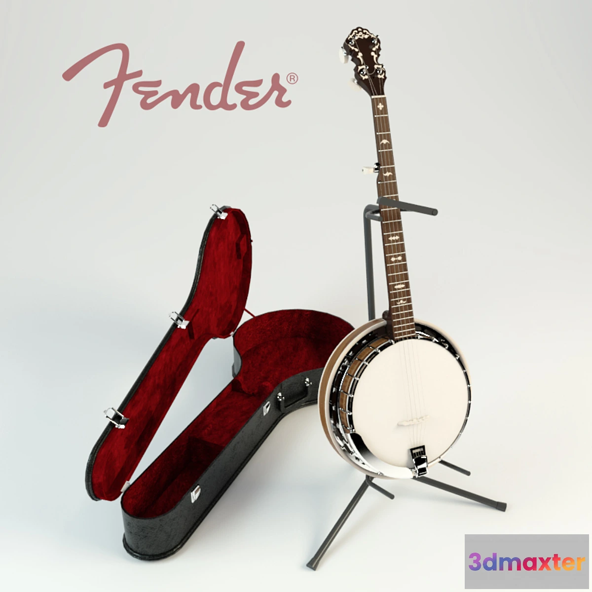 1268781 - Banjo Fender Leo 3D Max