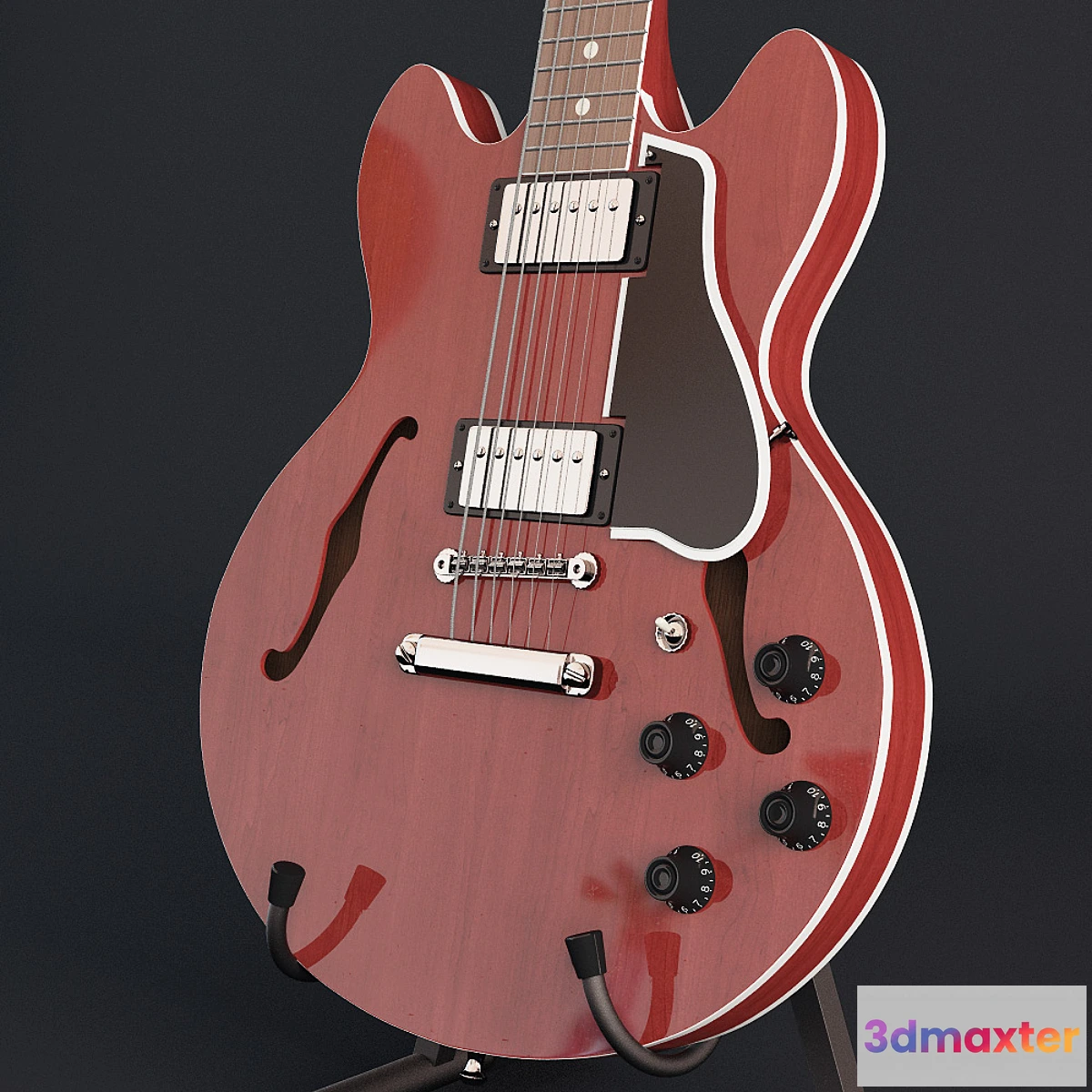 1284152 - Guitar Gibson ES-335 - No.2 3D Max